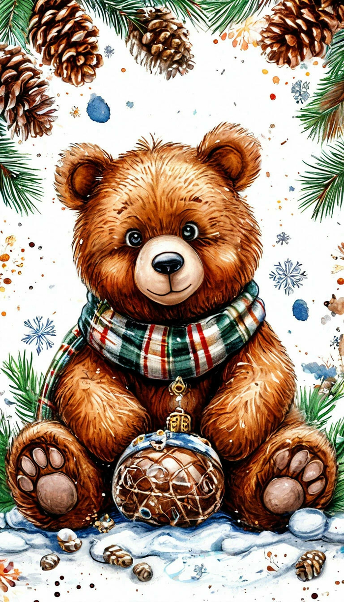 Вяжем свитерок для Мишутки