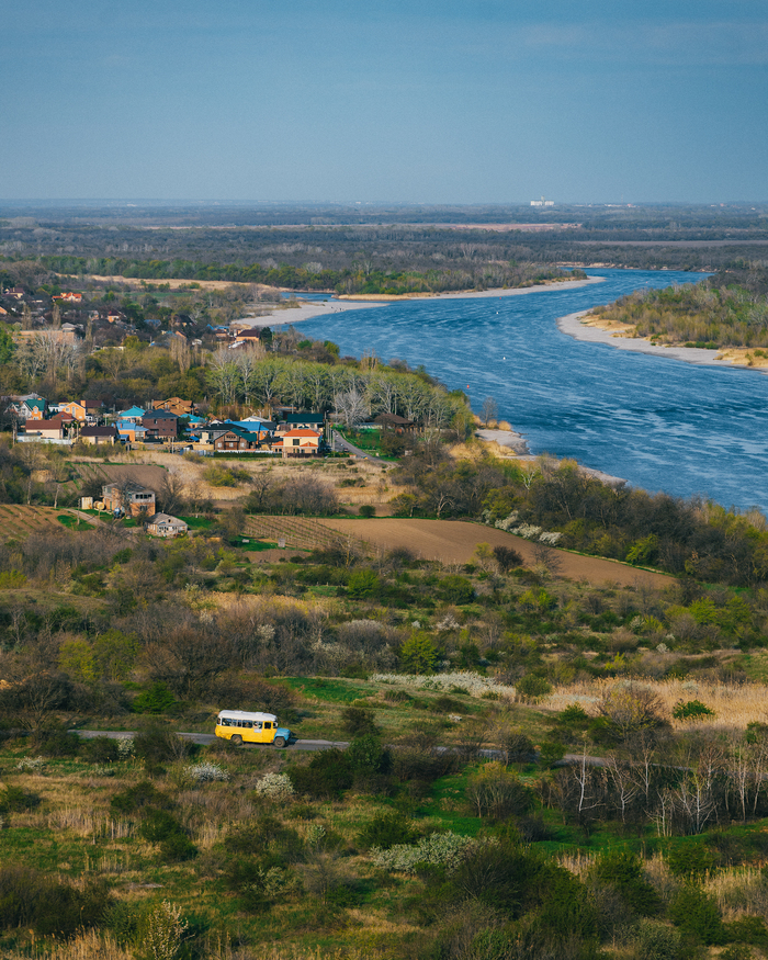 Вид на хутор Пухляковский в Усть-Донецком районе Ростовской области