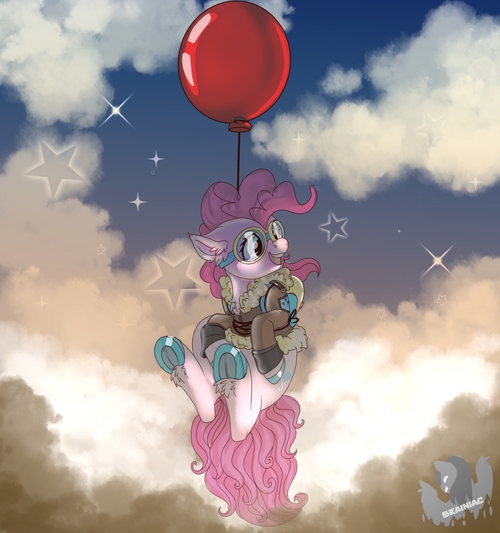   My Little Pony, Ponyart, Brainiac, Pinkie Pie