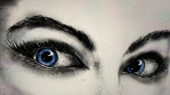 Карандаш +Apple Pencil. Первая работа. Без ИИ