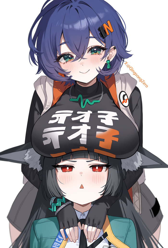  Zenless Zone Zero, Belle (zzz), Hoshimi Miyabi (zzz), , , , , Anime Art, Animal Ears,  
