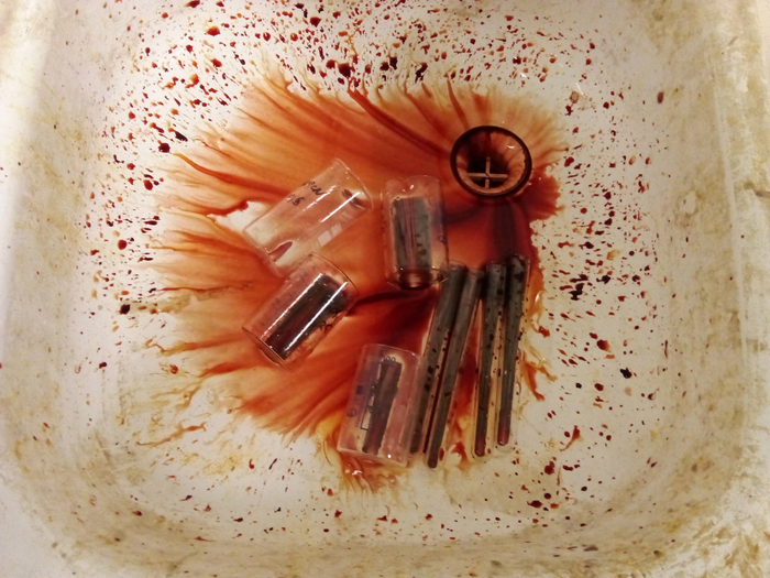 Примерный вид роданистого железа.