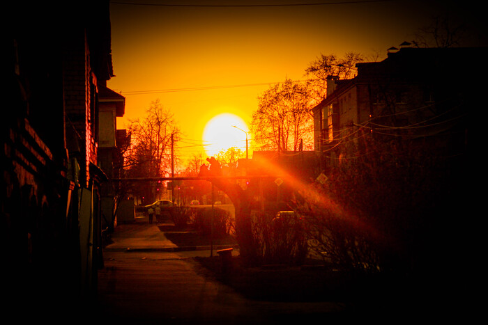 Hier kommt die sonne
