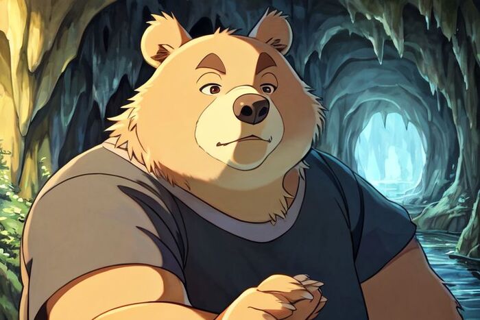   Wolfmks #1268 ,  , Furry Art, Furry Bear, 