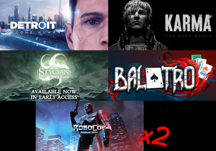  Detroit, Robocop,     SteamGifts Steamgifts, ,  , Steam, , Detroit: Become Human, Balatro