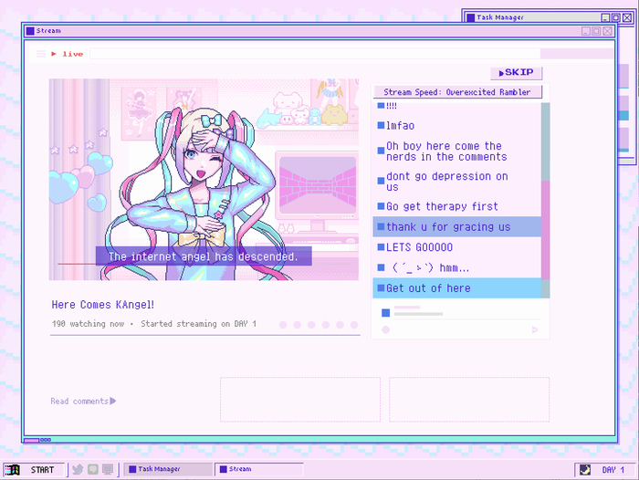 Мой косплей на KAngel из игры «Needy Girl Overdose»