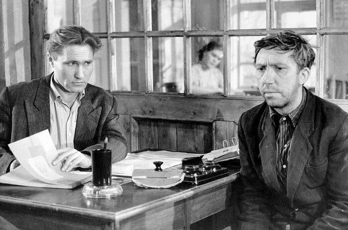 "Когда деревья были большими" (1961) - Кузьма Иорданов. С Василием Шукшиным.