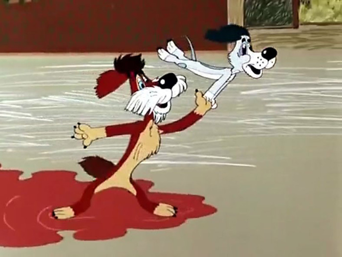 "Бобик в гостях у Барбоса" (1977) - Бобик. С Барбосом (Олег Табаков).