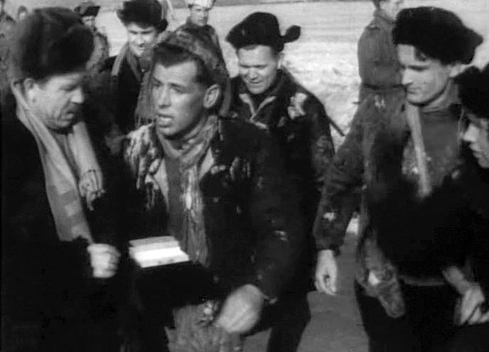 Кадр из фильма «Комсомольск», 1938 год