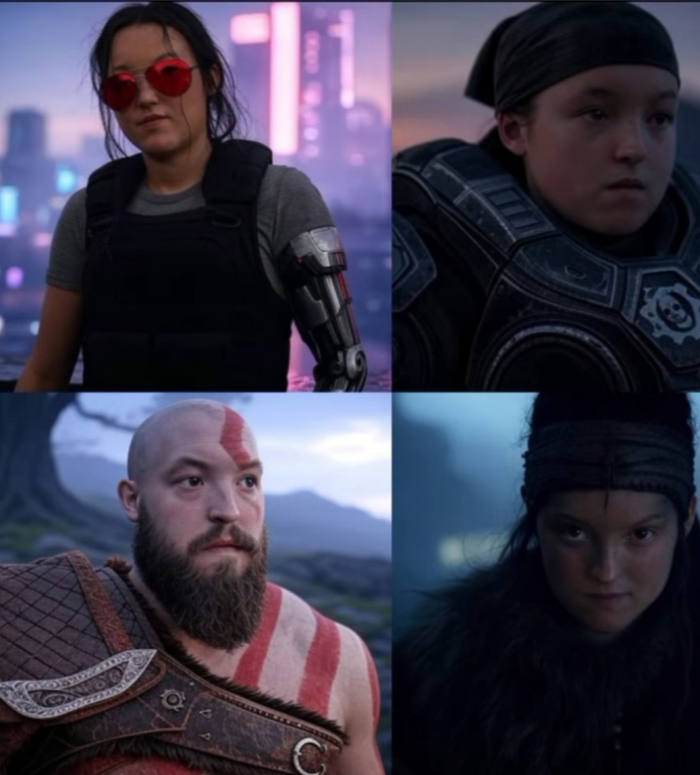      , The Last of Us, Gears, Cyberpunk 2077, Ghost of Tsushima, God of War,  , Photoshop, , ,  