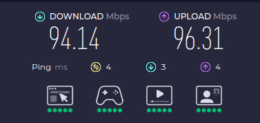  1000   100  -      - idle ~4ms, download ~3ms (      3  5ms), upload 4ms (     ~3  ~5ms) -   ! :-) 