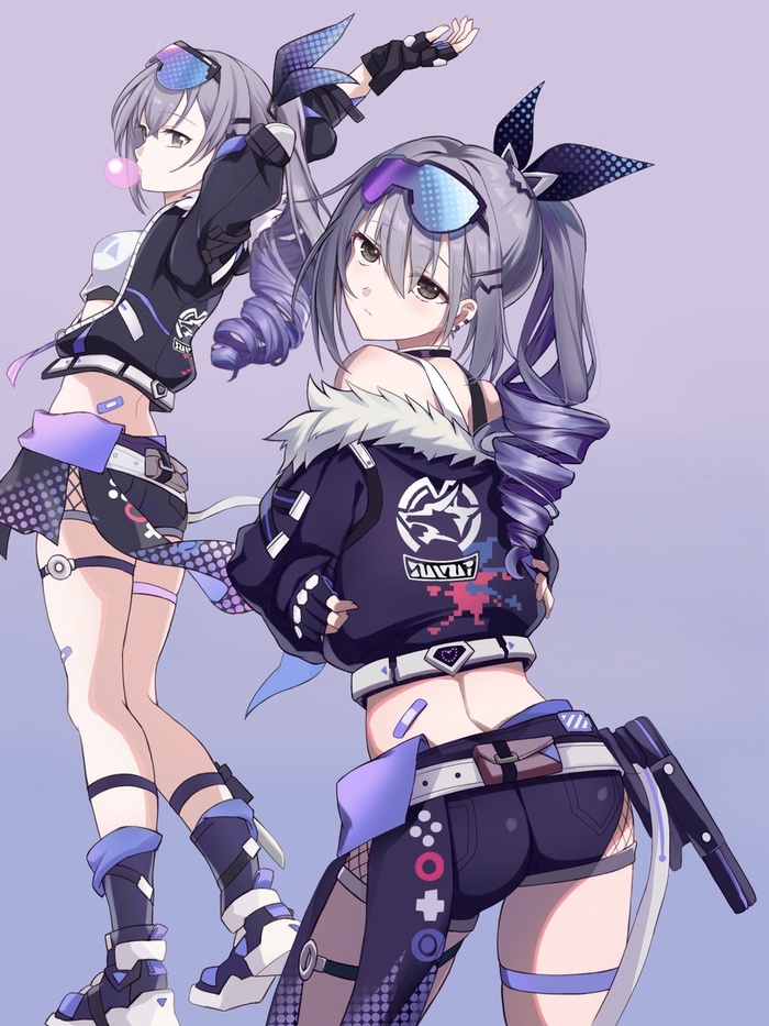 Silver Woof , Anime Art, Honkai: Star Rail, Silver Wolf (Honkai: Star Rail)