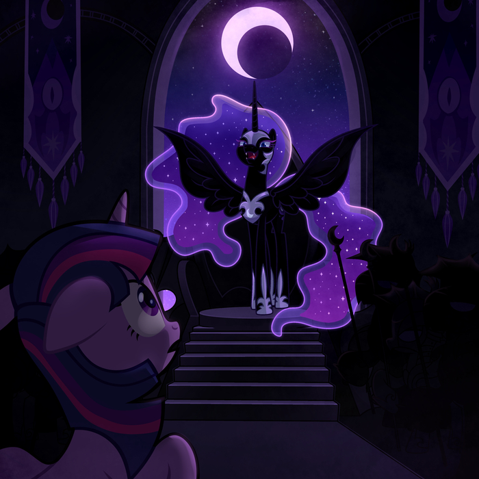 !  ! My Little Pony, Twilight Sparkle, Nightmare Moon