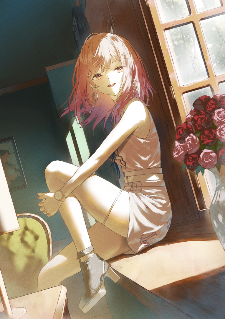 Ichijo Ririka - Hololive, Virtual youtuber, Ichijou Ririka, Anime art, Anime, Girls