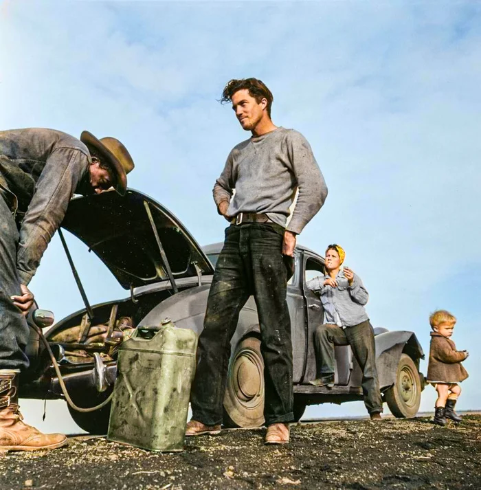 Подборка интересных и необычных фотографий из США. 20 раскрашенных фотографий ХХ века. Часть XX 20 век, Старое фото, Фотография, США, Колоризация, Длиннопост