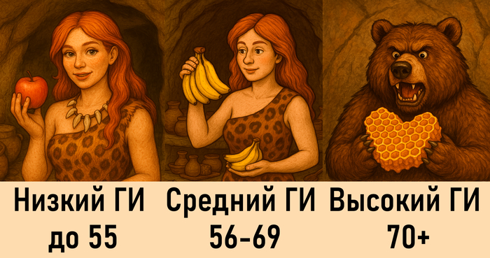 Чем выше ГИ, тем больше поводов задуматься, ну вы поняли:) 