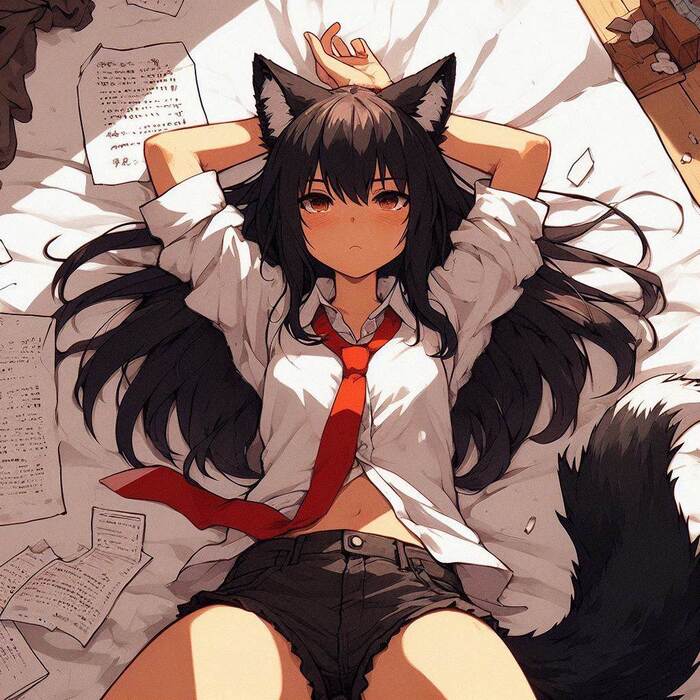 Rox Fox и муки творчества Арты нейросетей, Аниме, Anime Art, Нейронные сети, Арт, Девушки, Кицунэ, Animal Ears, Хвост, Рок, Metal, Гитара, Ginger & White, Длиннопост