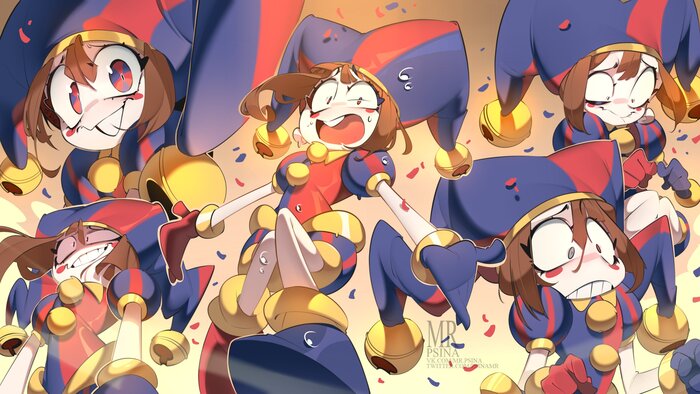  , Anime Art, Pomni, The Amazing Digital Circus
