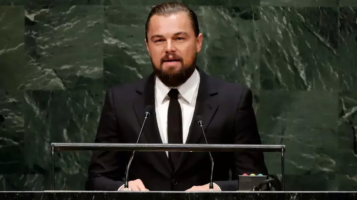 Леонардо Ди Каприо на саммите ООН по проблемам климата