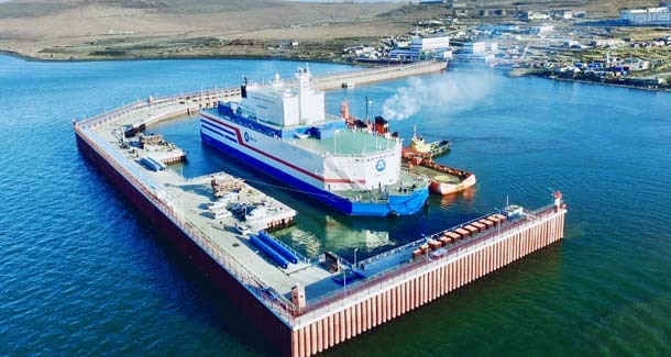 Плавающая атомная электростанция "ПАТЭС Ломоносов"