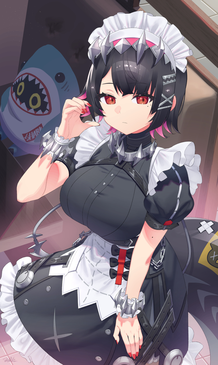 Ellen Joe 021 , Anime Art, Zenless Zone Zero, Ellen Joe (zzz), , , , , , 
