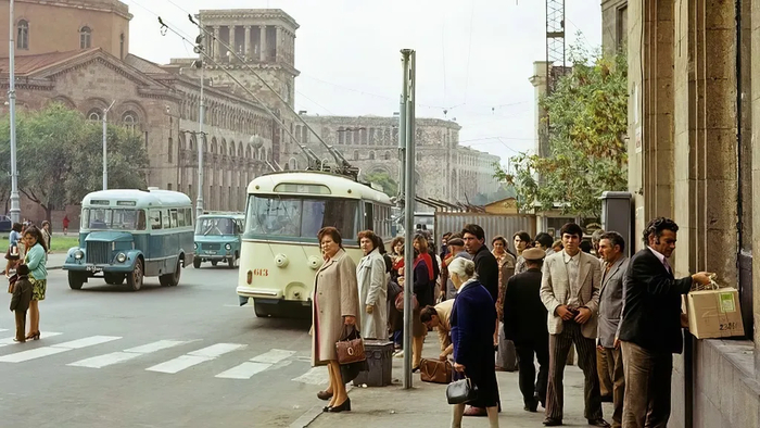 Центр Еревана, 1975 год
