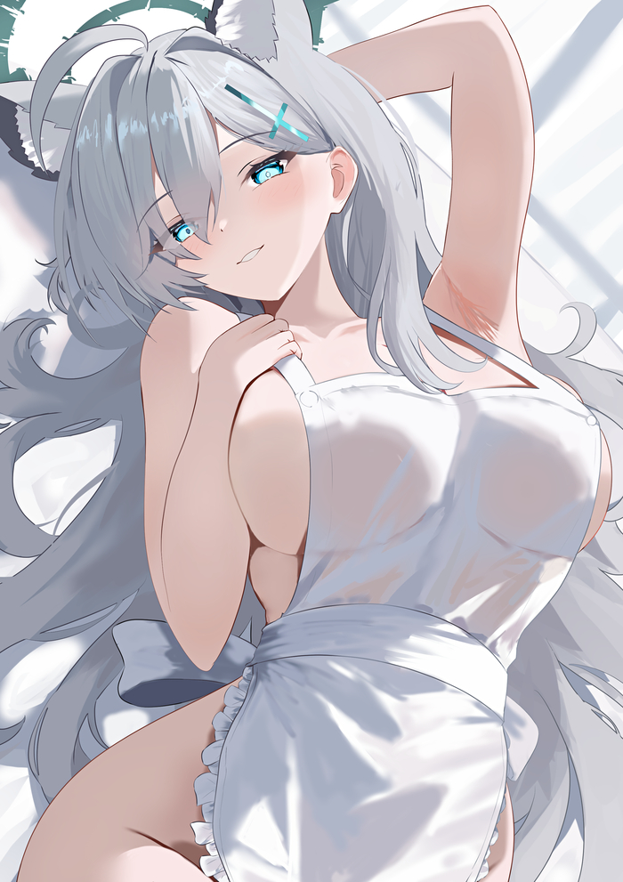 Shiroko Anime Art, , Blue Archive, Shiroko Terror, Animal Ears