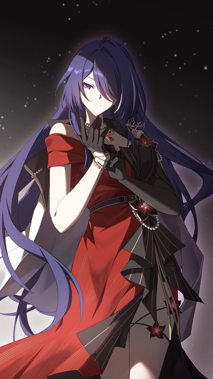   Anime Art, , Pixiv, Acheron (Honkai: Star Rail), Honkai: Star Rail