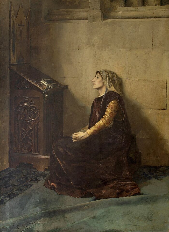 Хосе Морено Карбонеро. "Бланка II Наваррская".