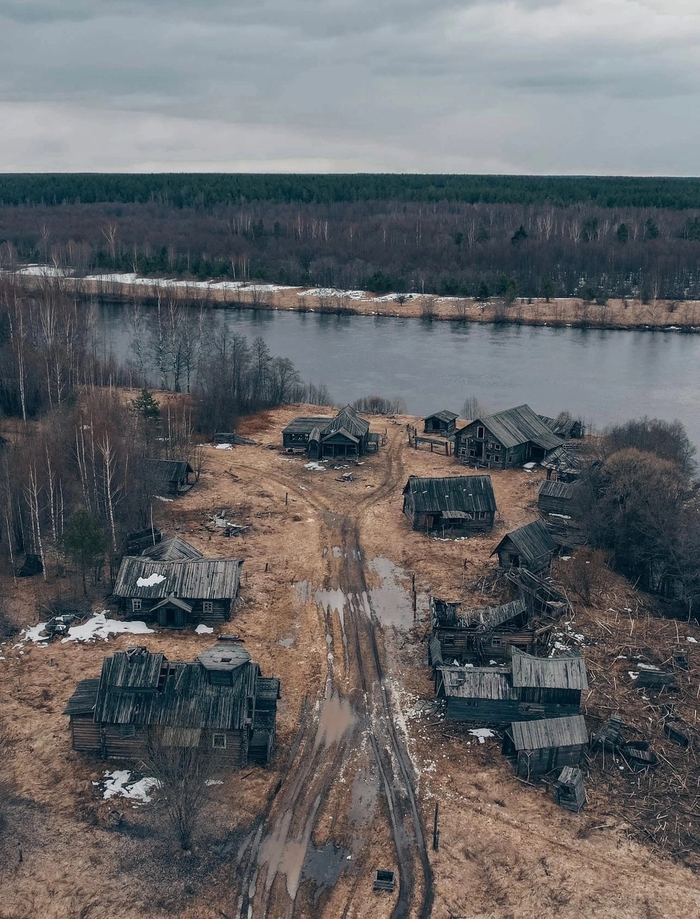 Заброшенная деревня в Тверской области