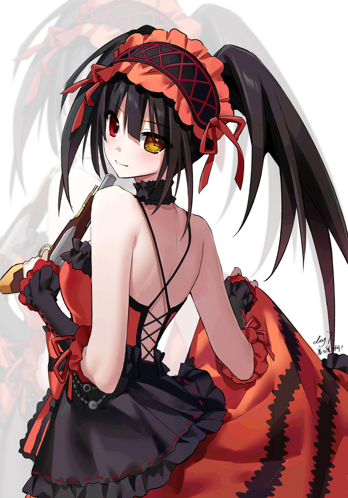  Anime Art, , Date a Live, Kurumi Tokisaki, Pixiv