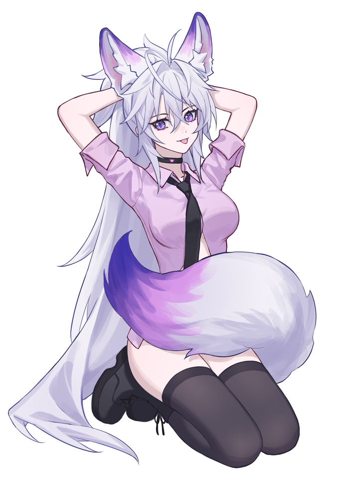  Anime Art, , Kirby D a, Original Character, , Animal Ears, , 