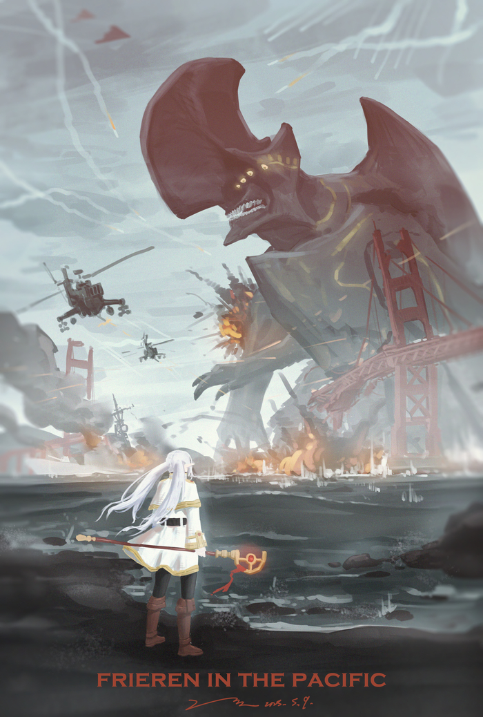  -  (, ) Frieren, , Anime Art, Pixiv, Sousou no Frieren,  , , , 