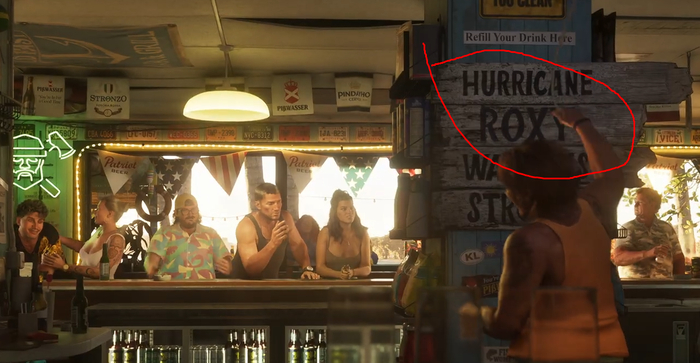 На доске упомянут некий ураган Рокси. На мой взгляд это буквально подтверждение слухов