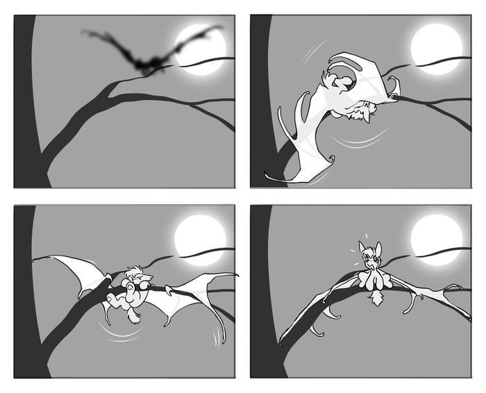  : -  My Little Pony, , Ponyart, Batpony, Silly