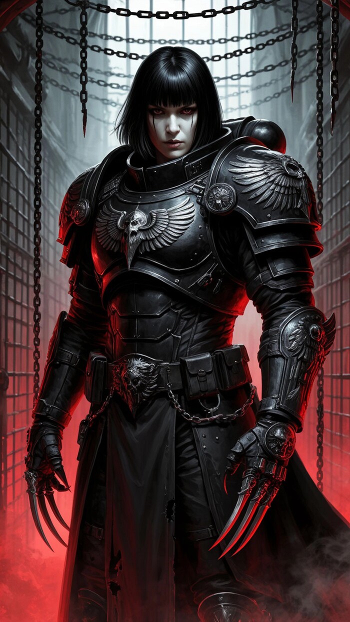 Нейросеть выдала женский вариант Коракса (хотя я не просил), ну ладно, пусть будет.