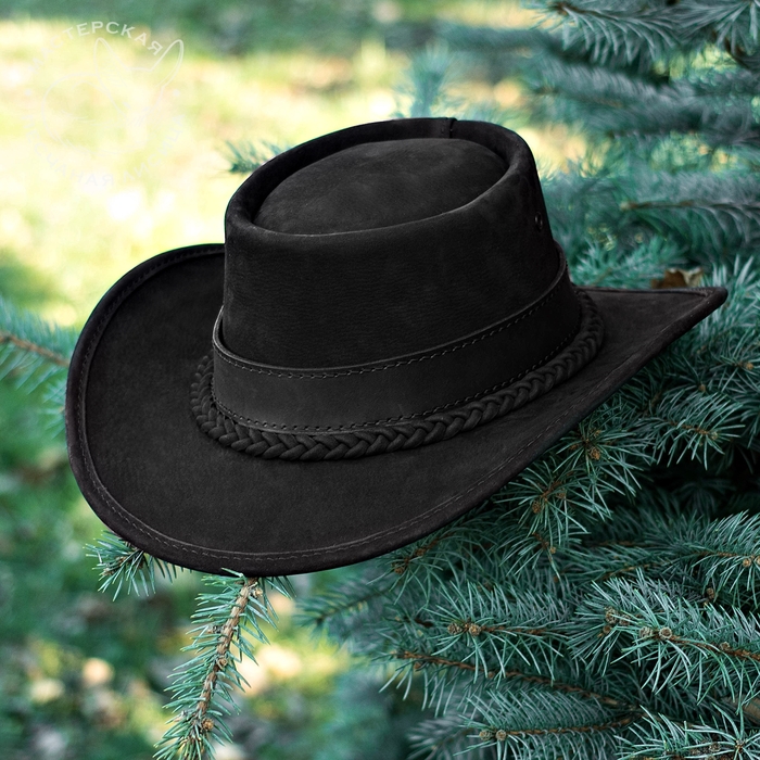 кожаная шляпа баунти хантера