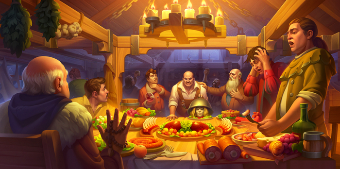 Ели мясо мужики