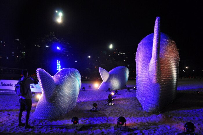 Скульптуры были созданы в 2012 году к 20-летию Саммита Земли, проводившемся Конференцией ООН по устойчивому развитию