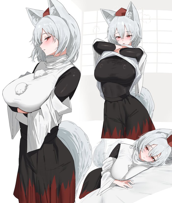 Momiji Touhou, Inubashiri Momiji, , , Anime Art,  , Animal Ears, 258n