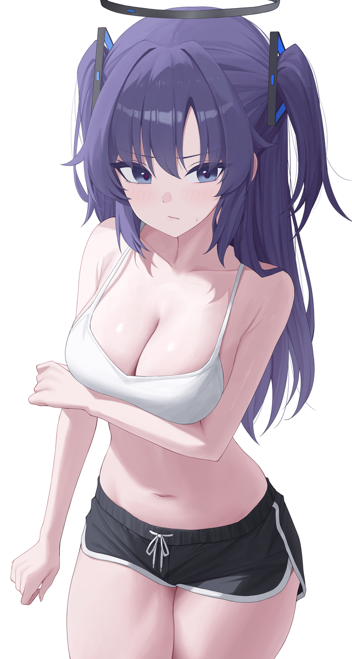 Hayase Yuuka #032 , Anime Art, Blue Archive, Hayase Yuuka, , , ,  , , , 