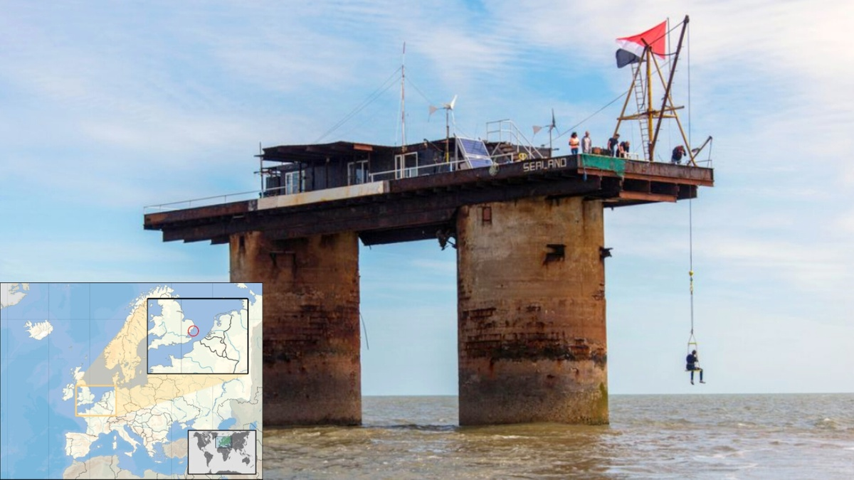 A country on two concrete piles. Why was the Principality of Sealand actually created in the sea if no one was going to live there? - My, Country, Informative, Facts, Geography, Interesting places, Asia, Around the world, Great Britain, Sealand, Sea, Europe, Past, 20th century, Military history, The Second World War, Fleet, England, Longpost, Series Cognitive