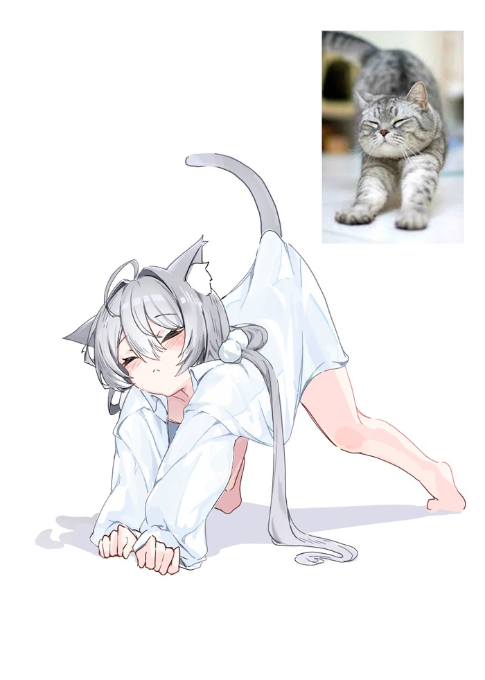  , Anime Art, , , 2D vs 3D, Animal Ears, , 