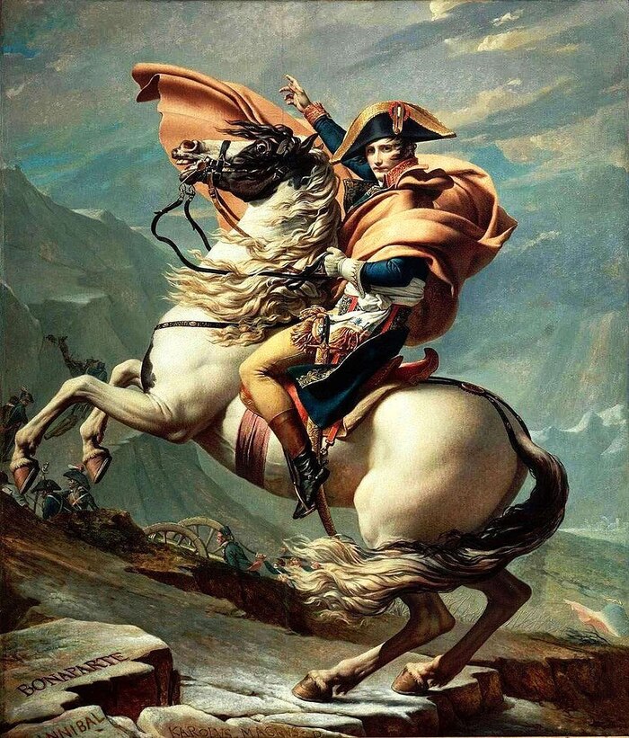 «Бонапарт на перевале Сен-Бернар» (фр. Bonaparte franchissant le Grand-Saint-Bernard) — картина Жака Луи Давида