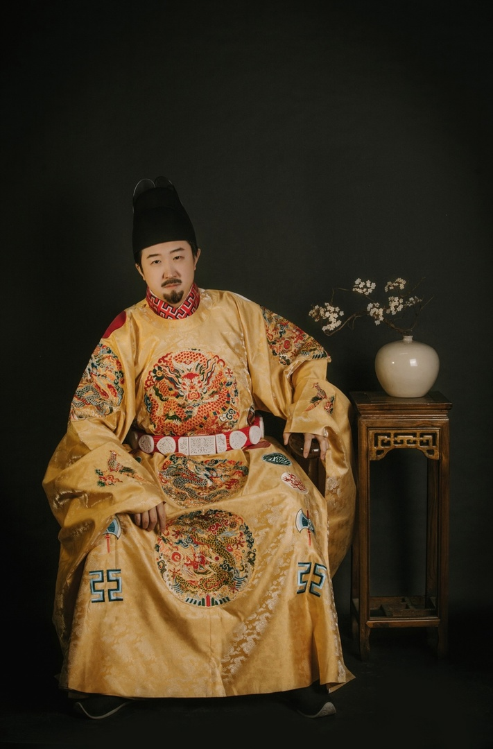 Palace Portrait of the Emperor of the Ming Dynasty. Reconstruction of the appearance based on a historical scroll - History (science), Historical reconstruction, China, Ming Dynasty, Middle Ages, Cloth, Costume, Longpost