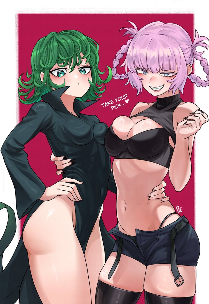   , Anime Art, Tatsumaki, Nanakusa Nazuna, Onepunchman, Yofukashi no Uta, 