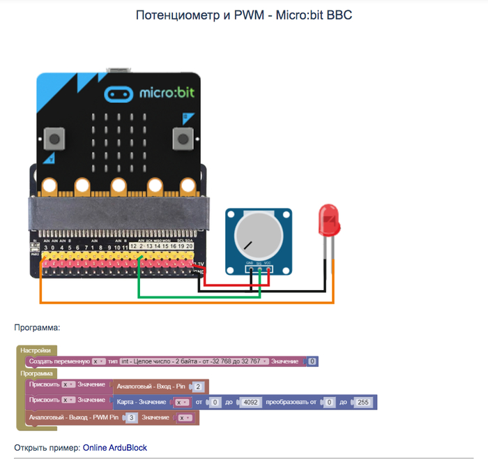 ArduBlock -   PWM - Micro:bit BBC  , Arduino, YouTube,  , YouTube (), , 