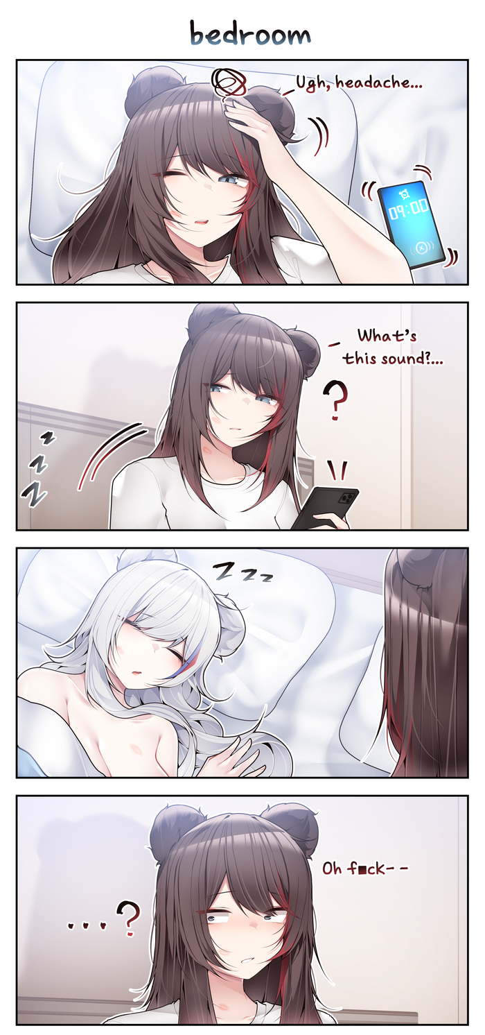    Samip, , , Anime Art, Arknights, Rosa (Arknights), Zima (Arknights), Animal Ears,   , ,  