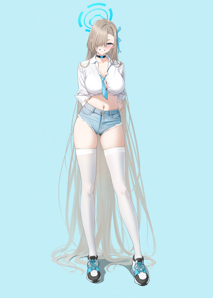 Ichinose Asuna #043 , Anime Art, Blue Archive, Ichinose Asuna, , ,  , , ,  , , , , 