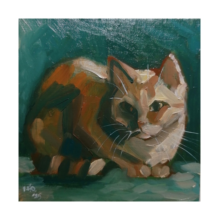 10х10см масло/грунтованный картон